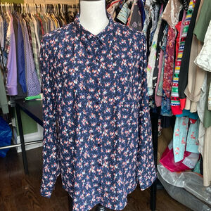 Women's Pimkie Blouse, L, Black Floral